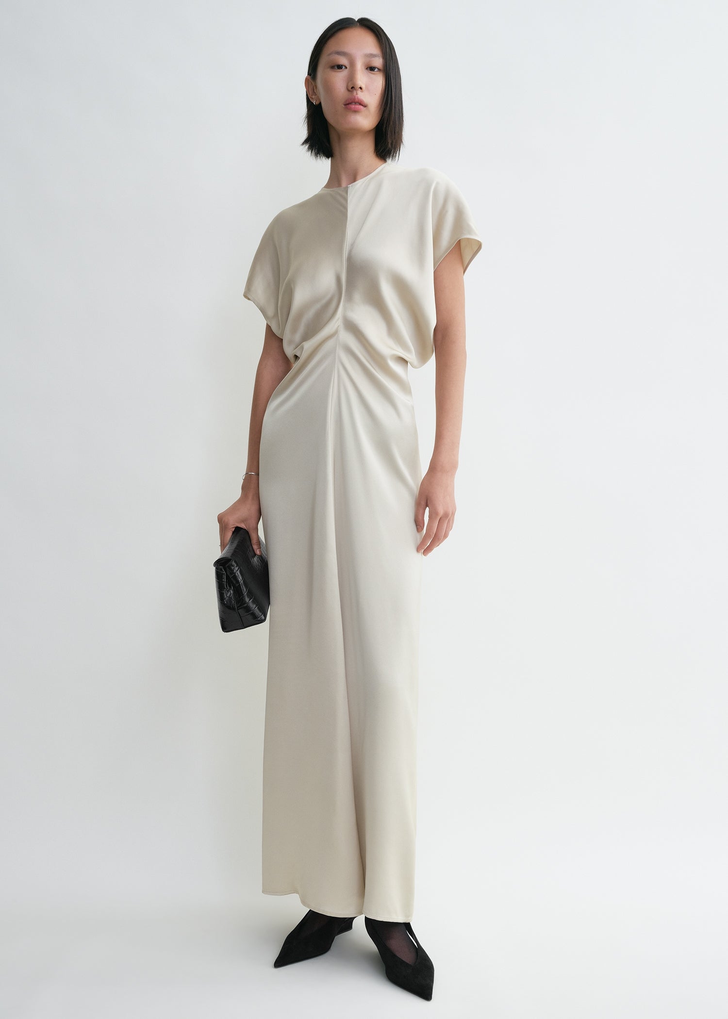 Slouch waist dress pearl TOTEME Slouch waist dress pearl TOTEME