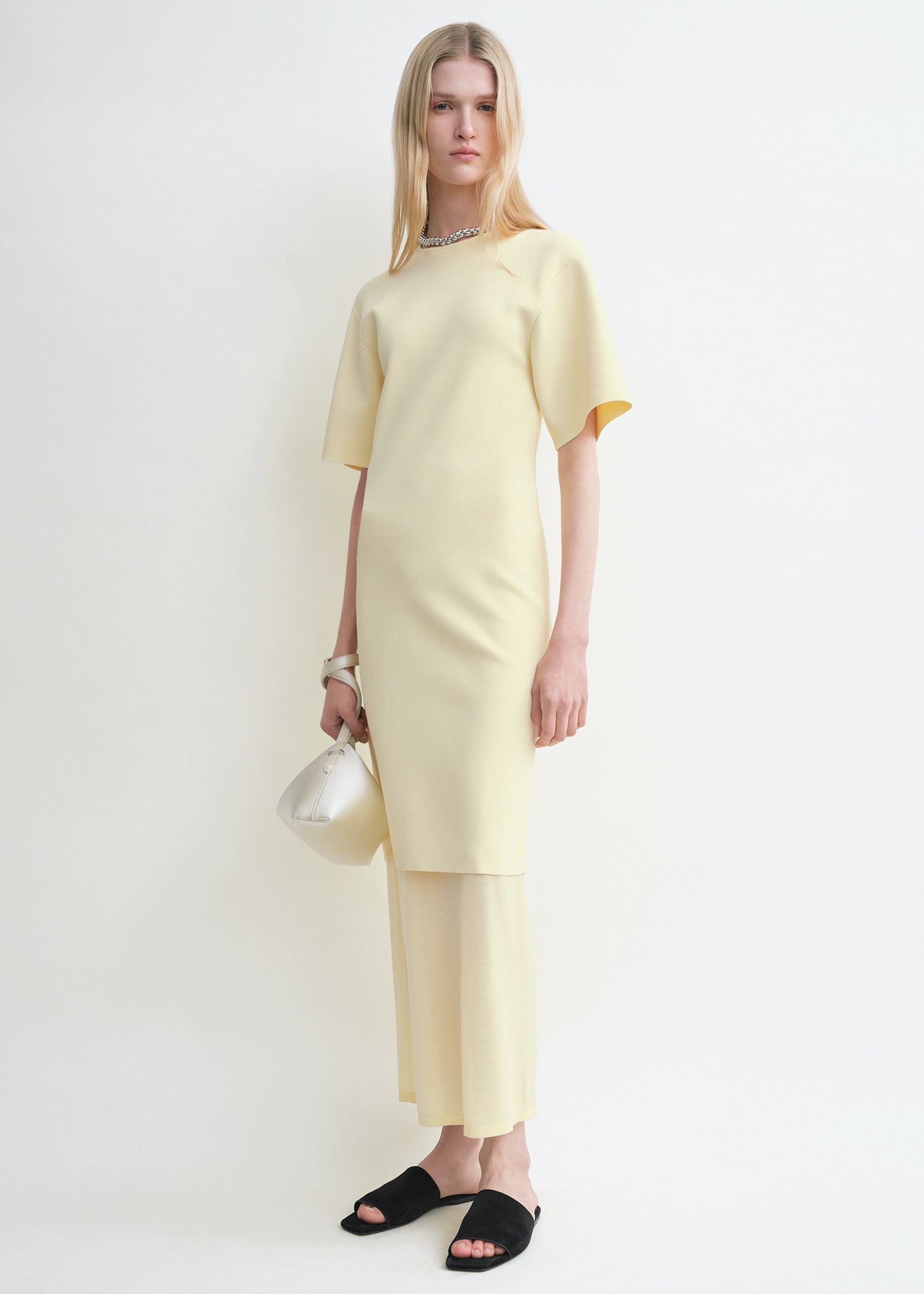 toteme terry knit beach dress Totme Monogram Jacquard Beach Dress Sand