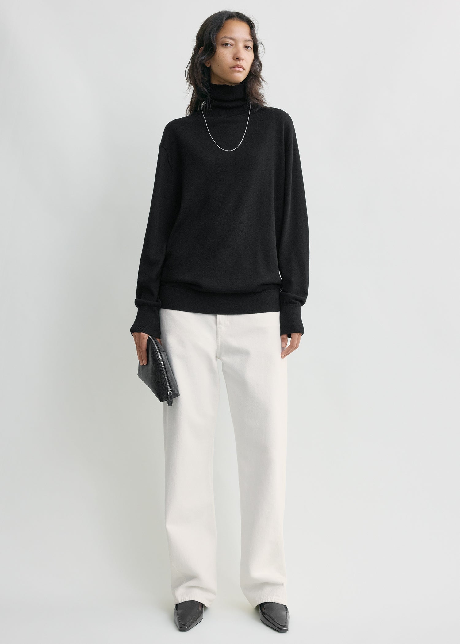 Merino turtleneck black – TOTEME