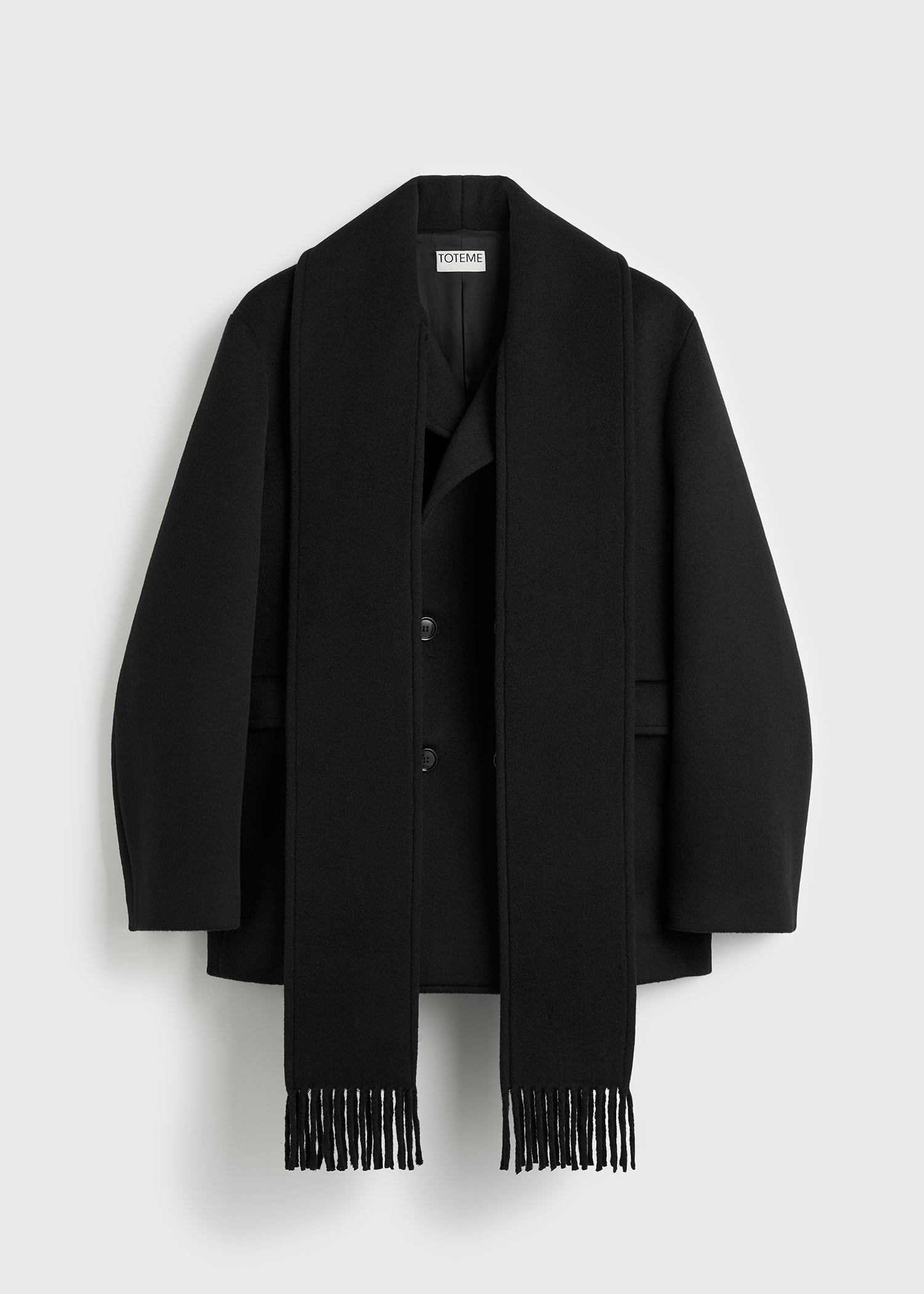 Scarf peacoat black