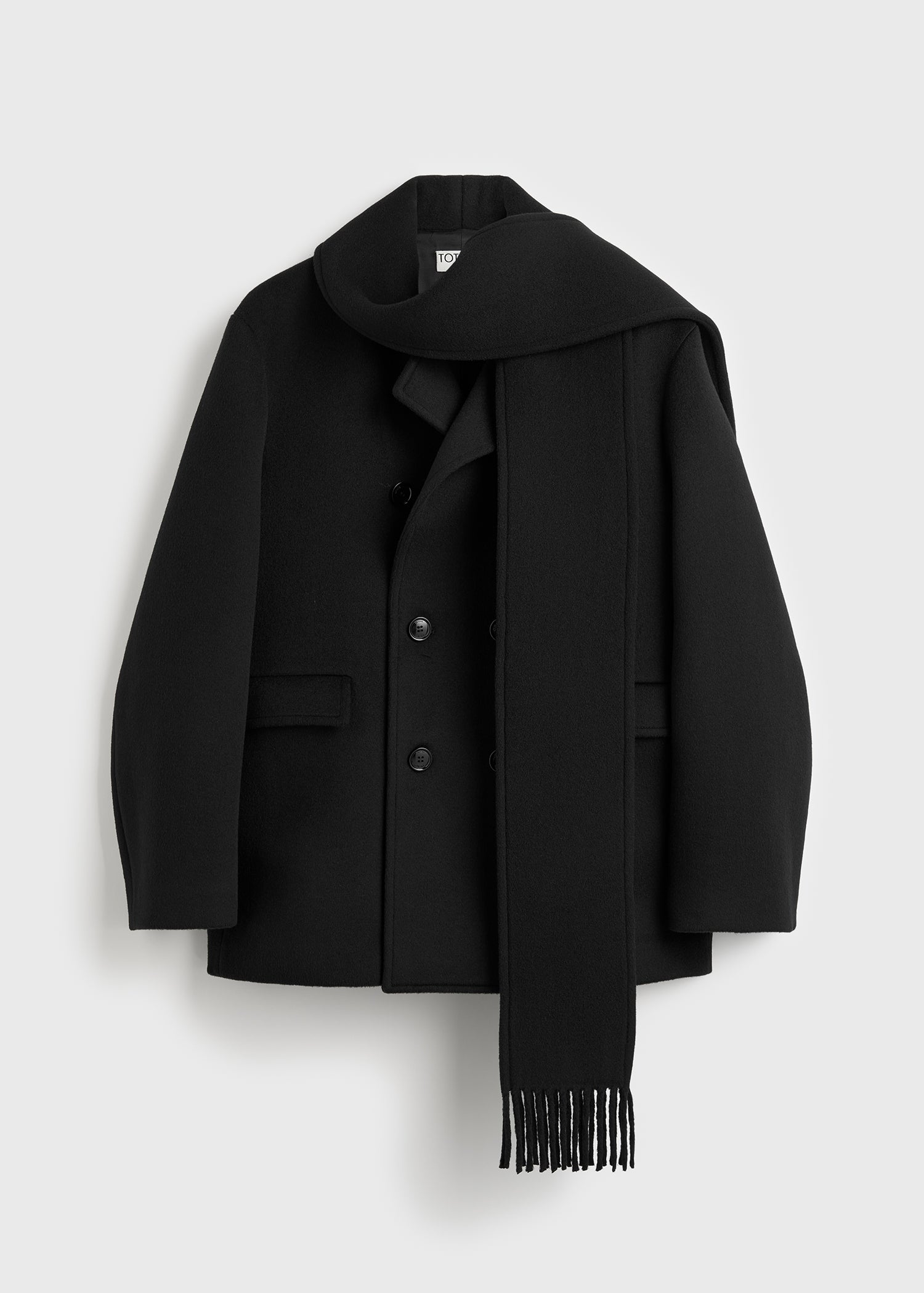 Scarf peacoat black