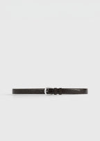 2.5cm classic belt dark brown