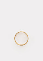 Cigar diamond midi ring 18kt gold