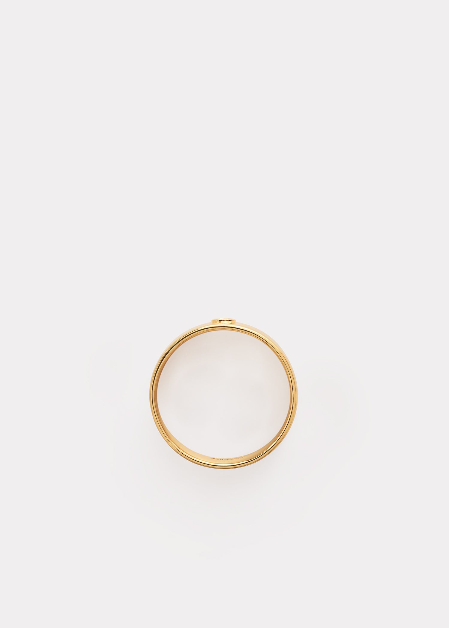 Cigar diamond midi ring 18kt gold