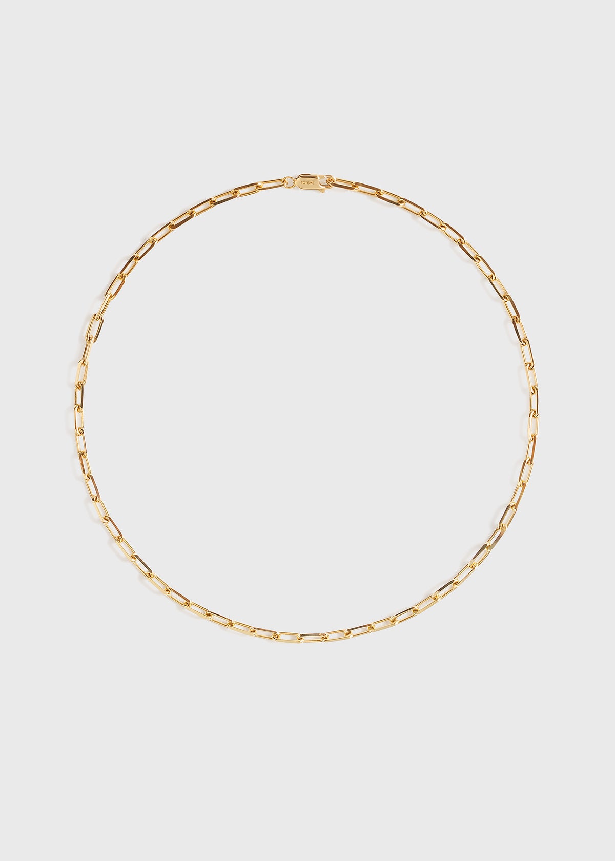 Crew neck chain 18kt