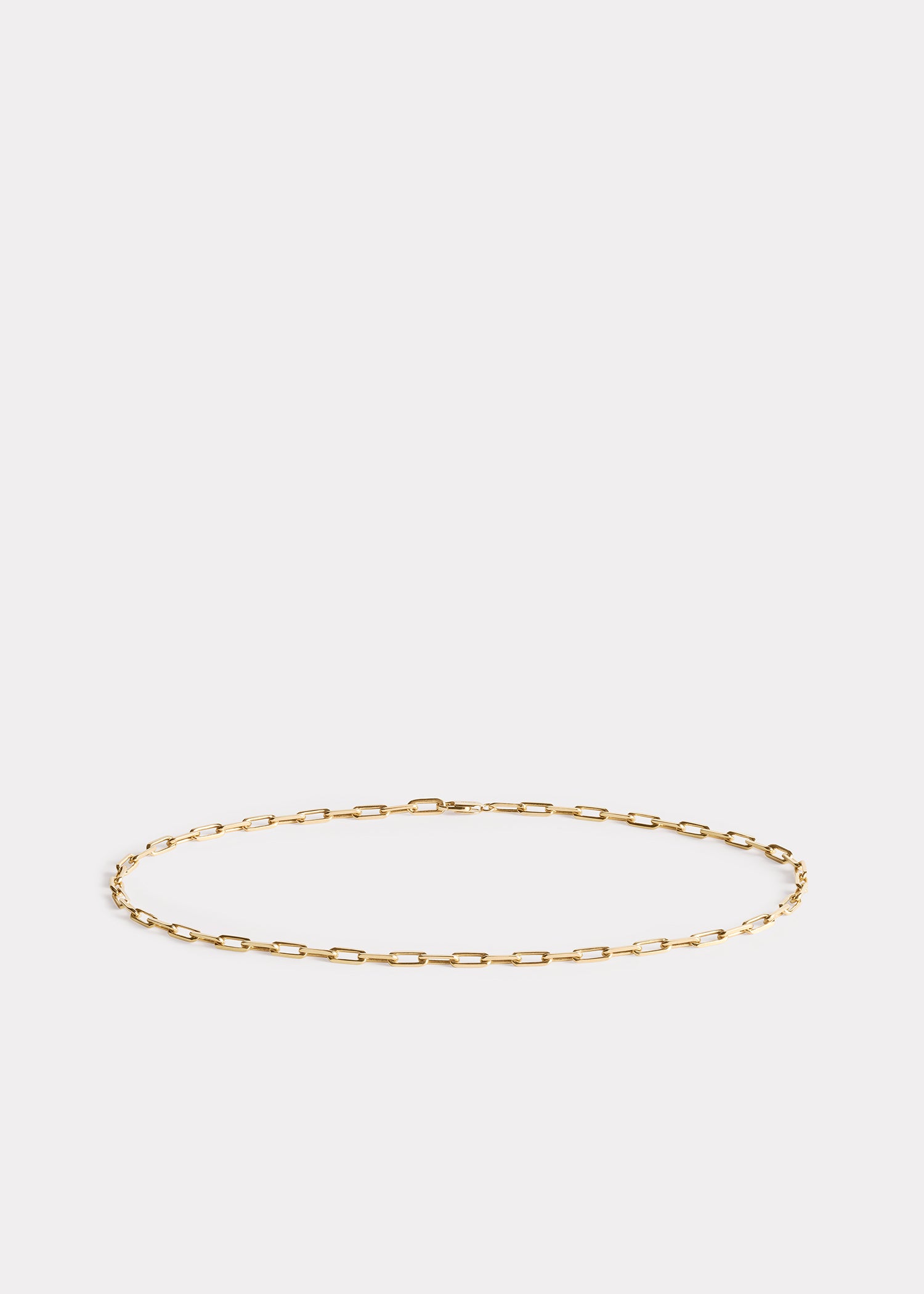 Crew-neck chain 18kt gold