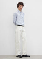 Straight denim white