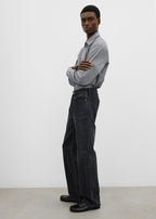 Straight denim vintage black