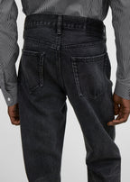 Straight denim vintage black
