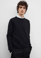 Cashmere crew black