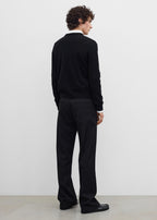 Cashmere crew black