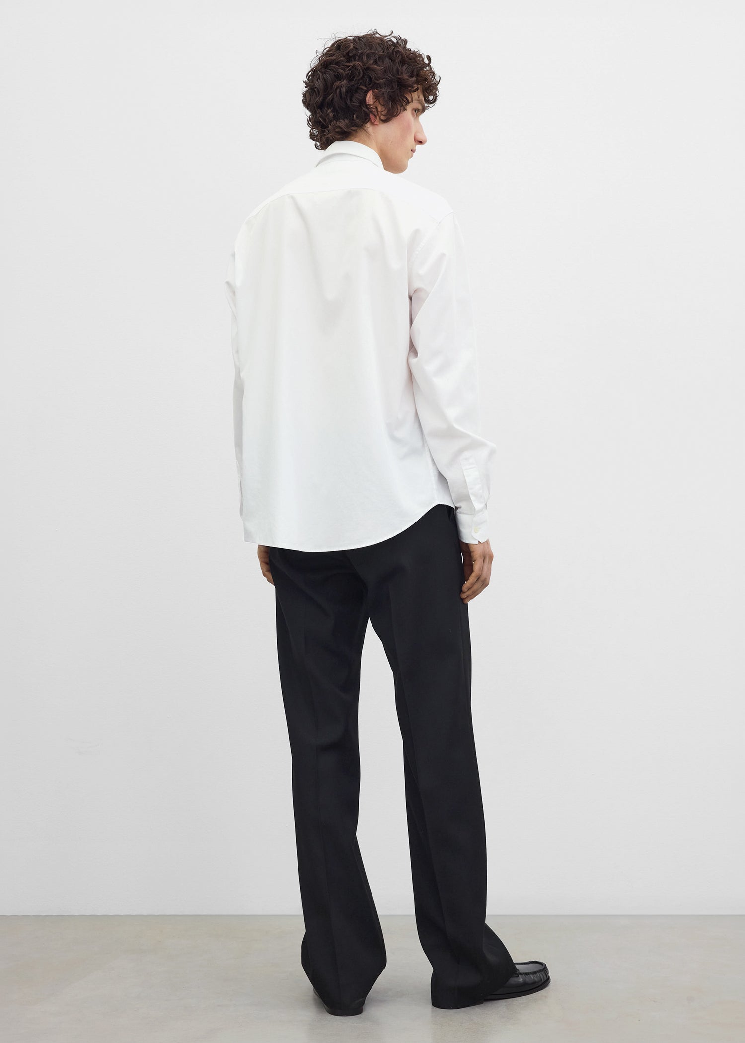 Casual pocket shirt white