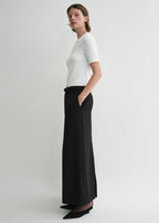 Classic rib tee white