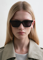 Square sunglasses black