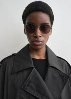 Round sunglasses silver