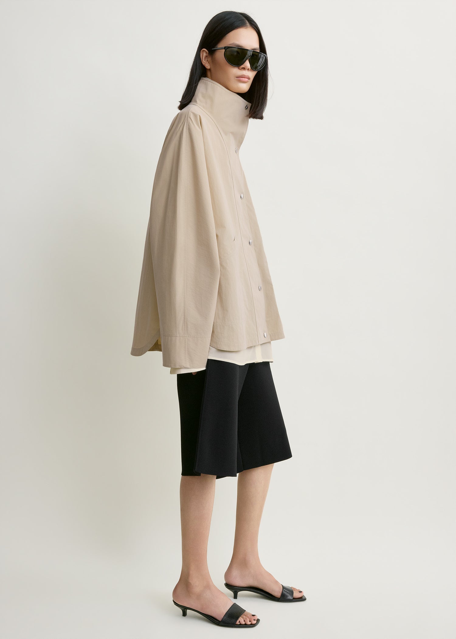 Summer parachute jacket overcast beige