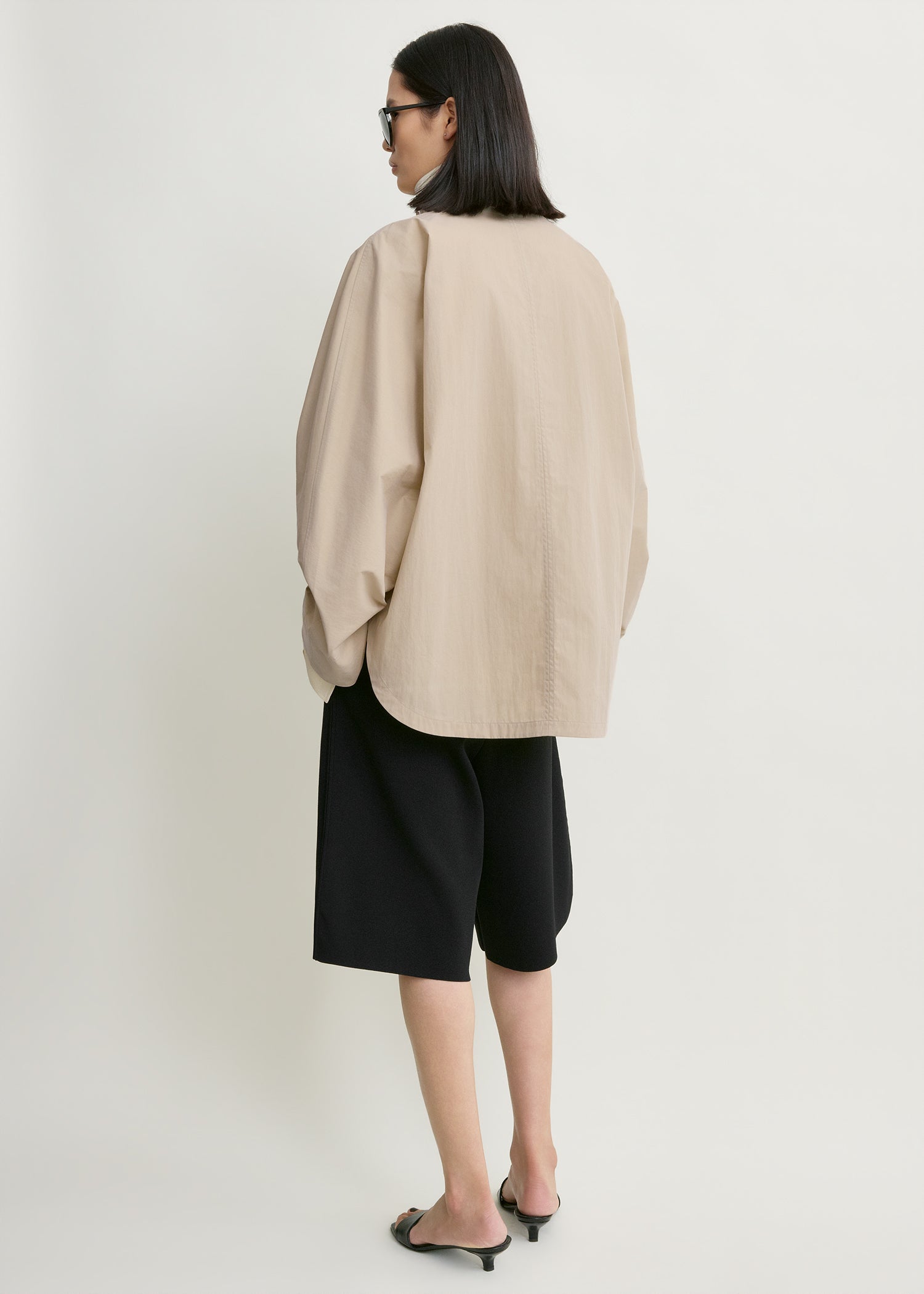 Summer parachute jacket overcast beige