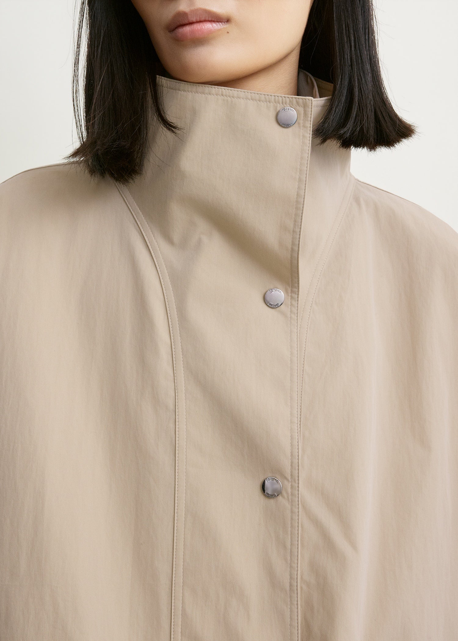 Summer parachute jacket overcast beige