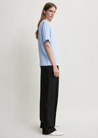 Soft tunic top sky petite