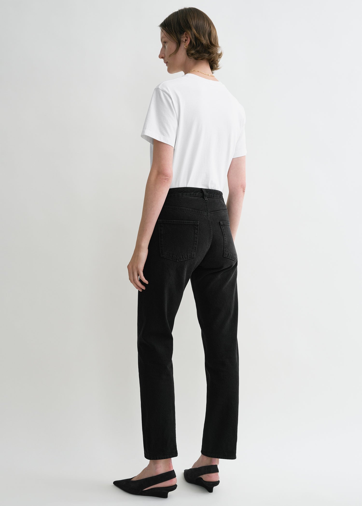 Twisted seam denim faded black – TOTEME