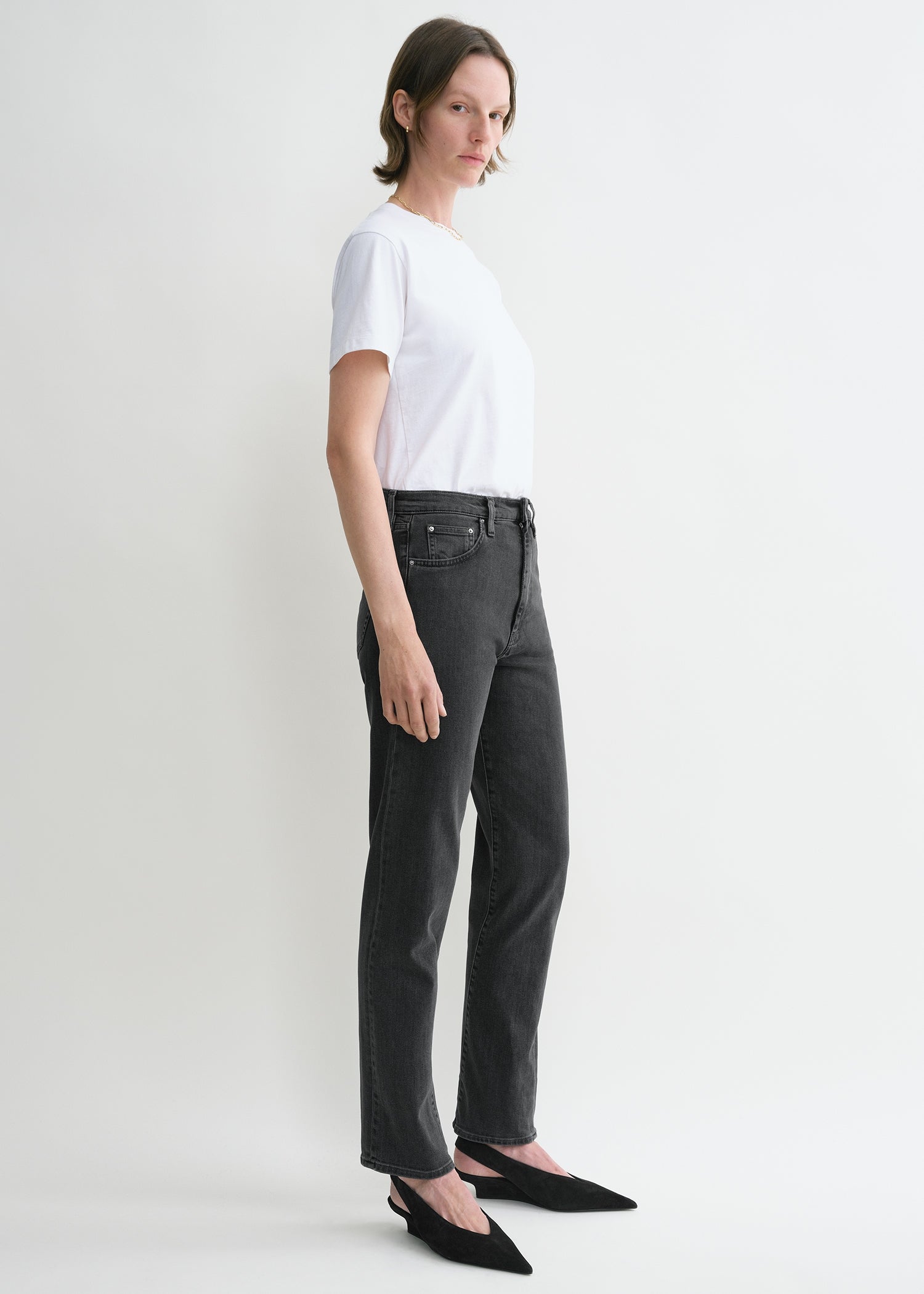 Twisted seam denim grey – TOTEME