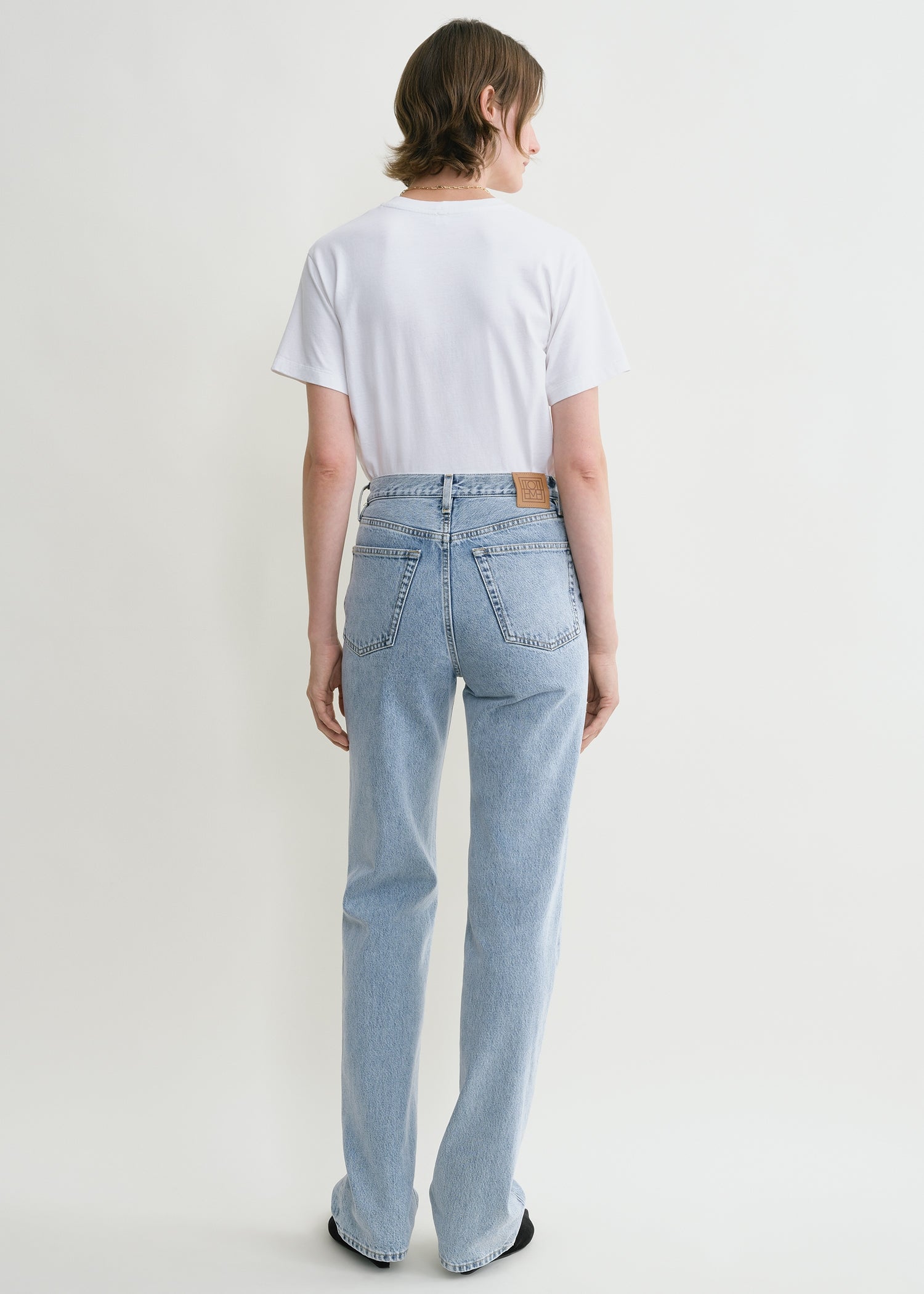 Classic cut denim full length cool blue – TOTEME