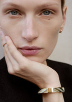 Signature bracelet beige/gold