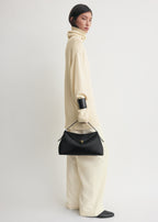 T-lock pony hair top handle black