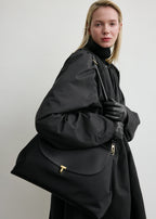 T-lock nylon satchel black