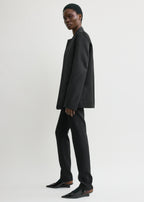 Satin dinner jacket black