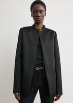 Satin dinner jacket black