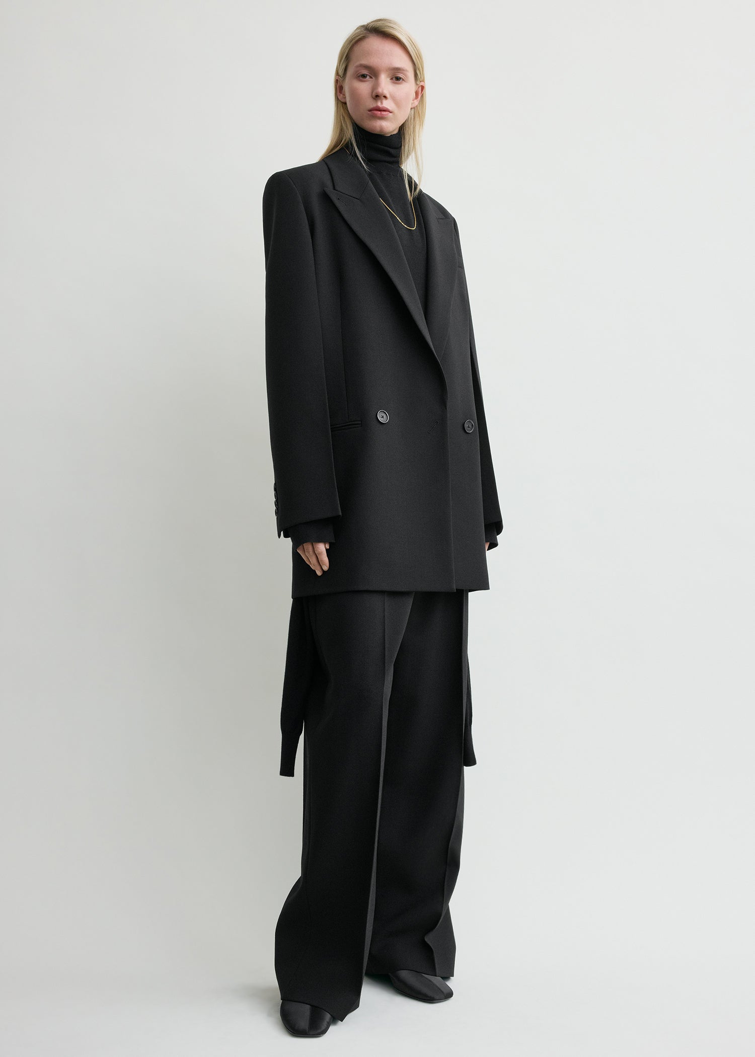 Shield blazer black – TOTEME