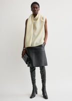 Scarf blouse ecru