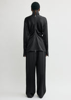 Slouch blouse black