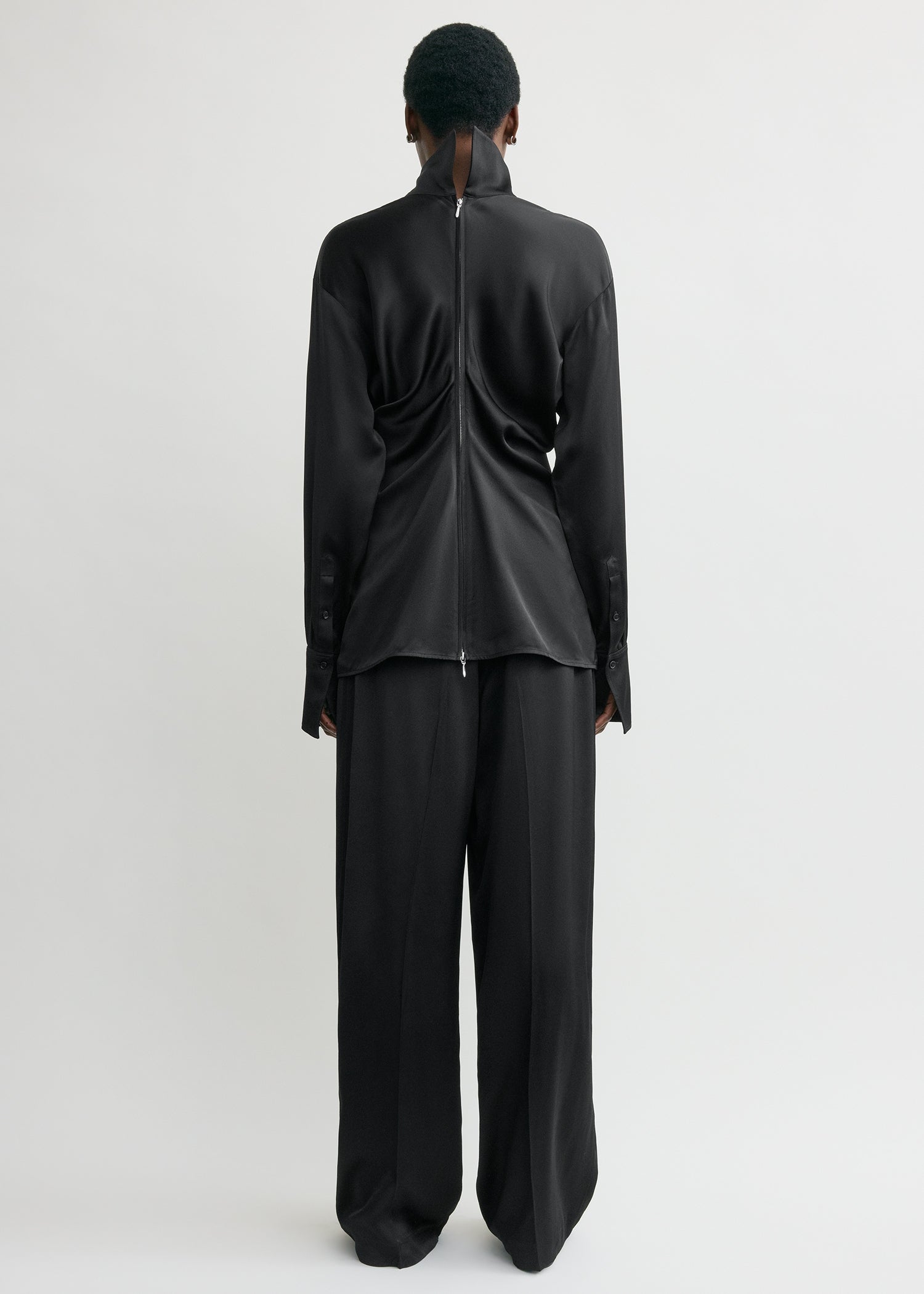 Slouch blouse black