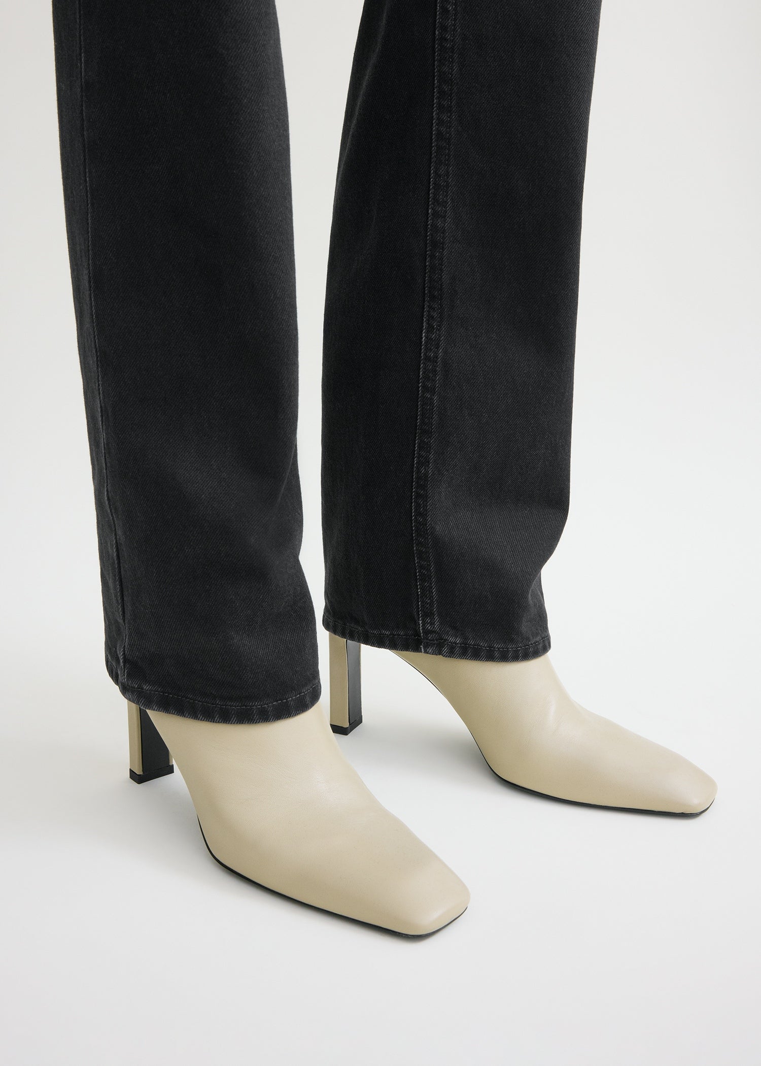 Bar nappa leather boots rye