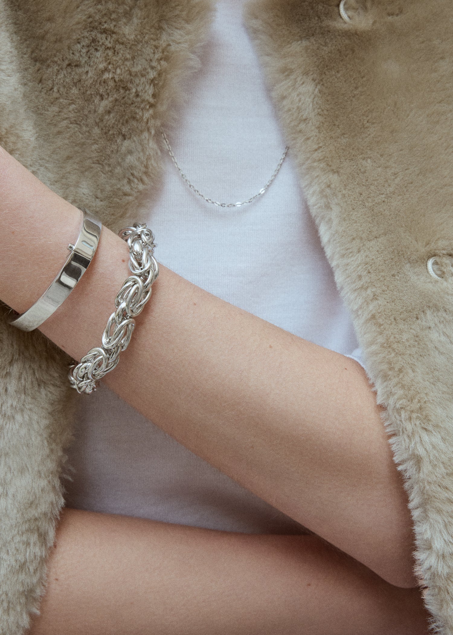 Byzantine bracelet silver – TOTEME