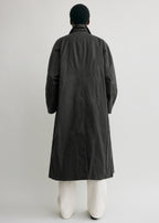 Country coat washed black