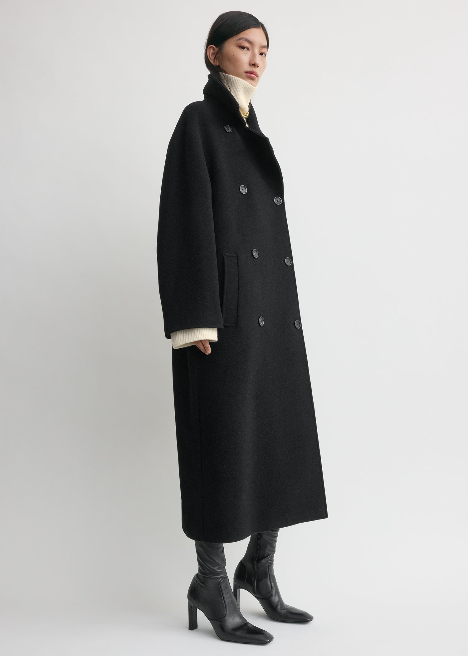 Shield coat black – TOTEME