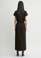 Slouch waist dress bark