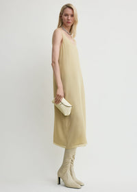 Chiffon slip dress rye