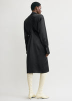 Slouch shirtdress black