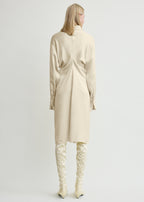 Slouch shirtdress snow
