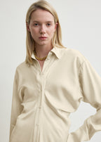 Slouch shirtdress snow