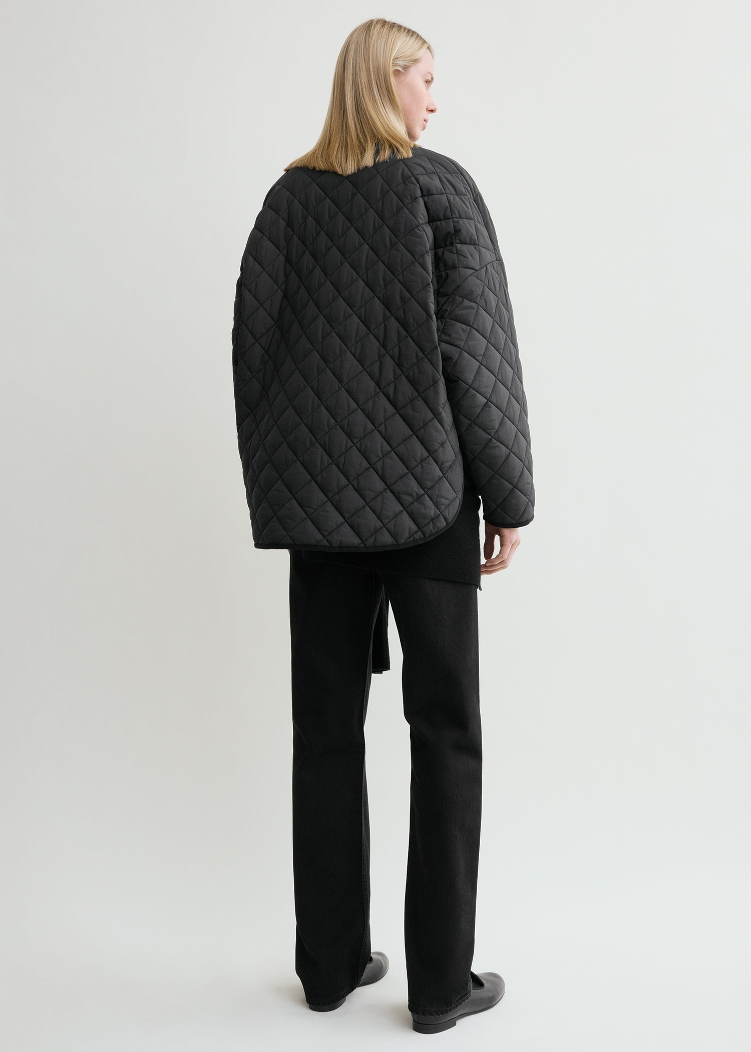 Quilted jacket black