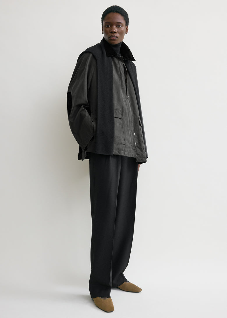 Country jacket washed black