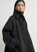 A-line raglan jacket black