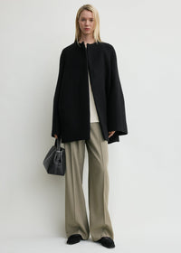 Bell-sleeve jacket black