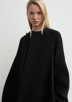 Bell-sleeve jacket black