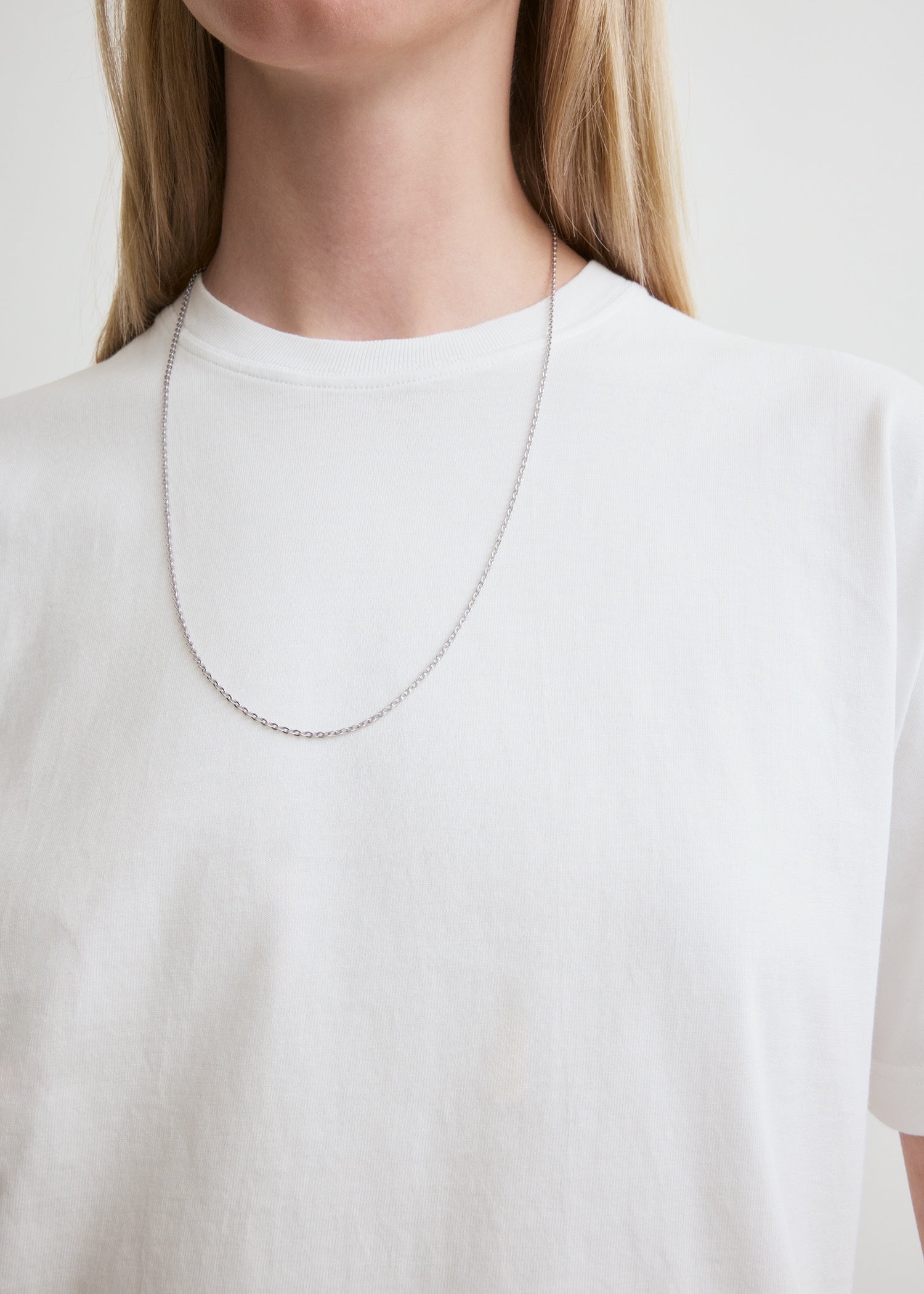 Straight cotton tee off-white
